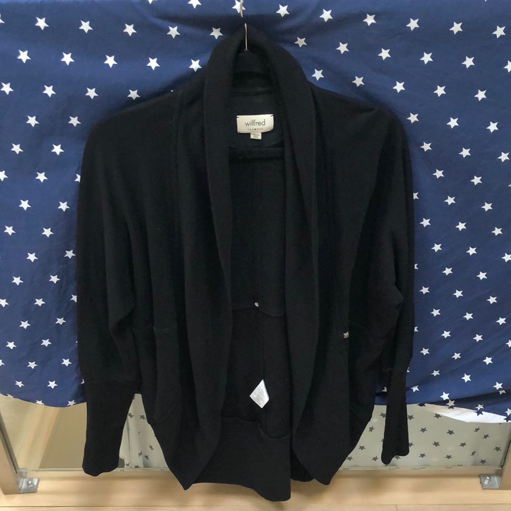 Wilfred open sweatshirt cardigan oversized